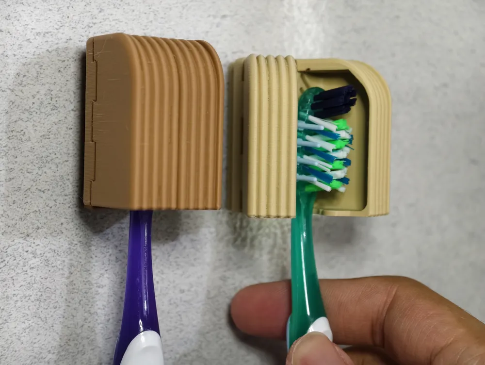 جا مسواکی مینیمال SnapBrush با قابلیت بسته شدن خودکار مدل 51